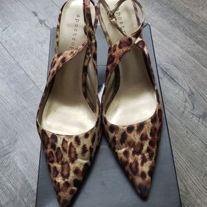 Cheetah print heels